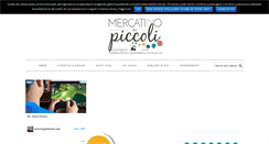 Desktop Screenshot of mercatinodeipiccoli.com