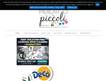 Tablet Screenshot of mercatinodeipiccoli.com